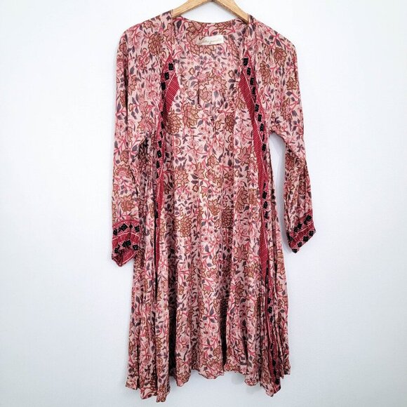 Natalie Martin Fiore Short Dress in Pink Dahlia XS - Picture 2 of 8